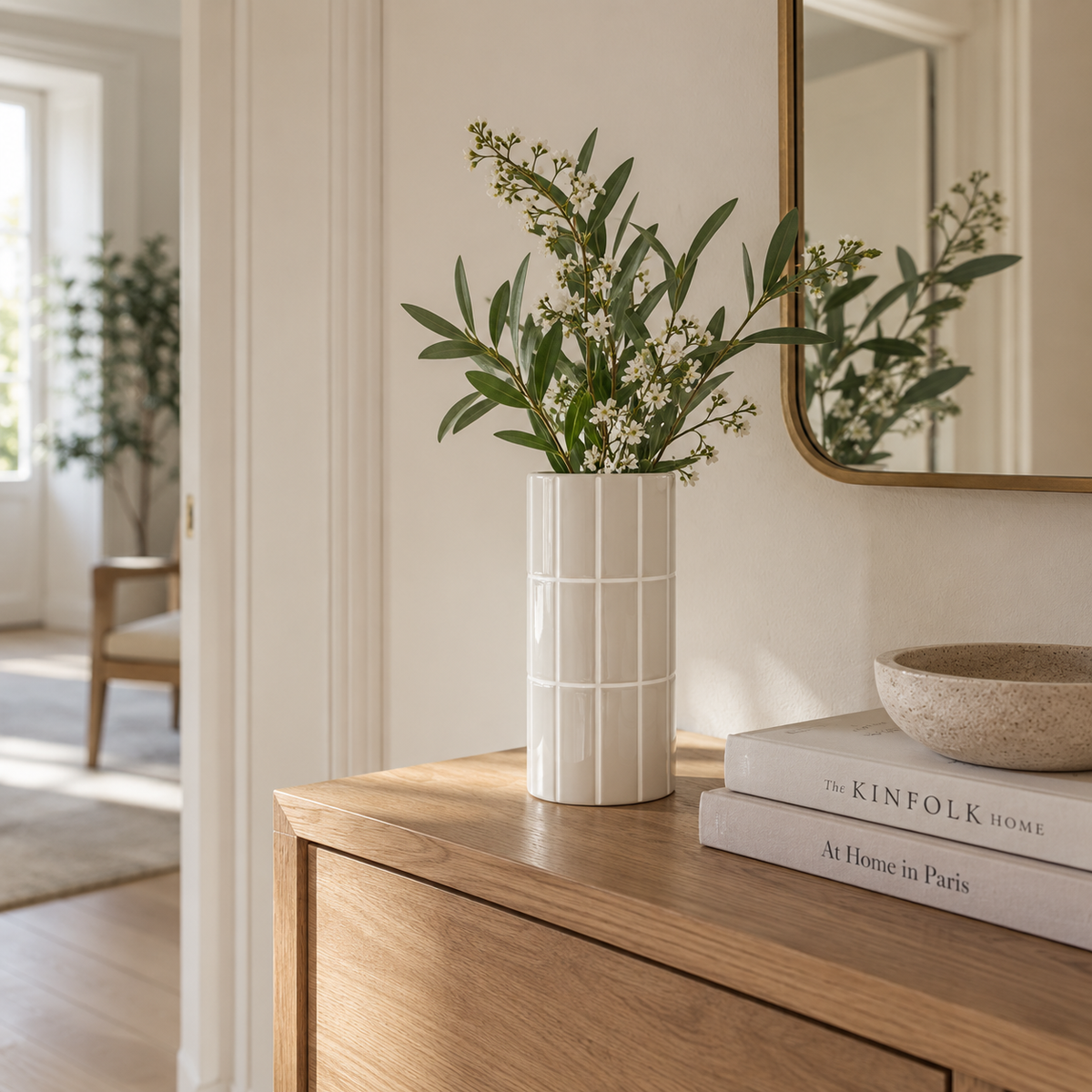Vase Caro blanc