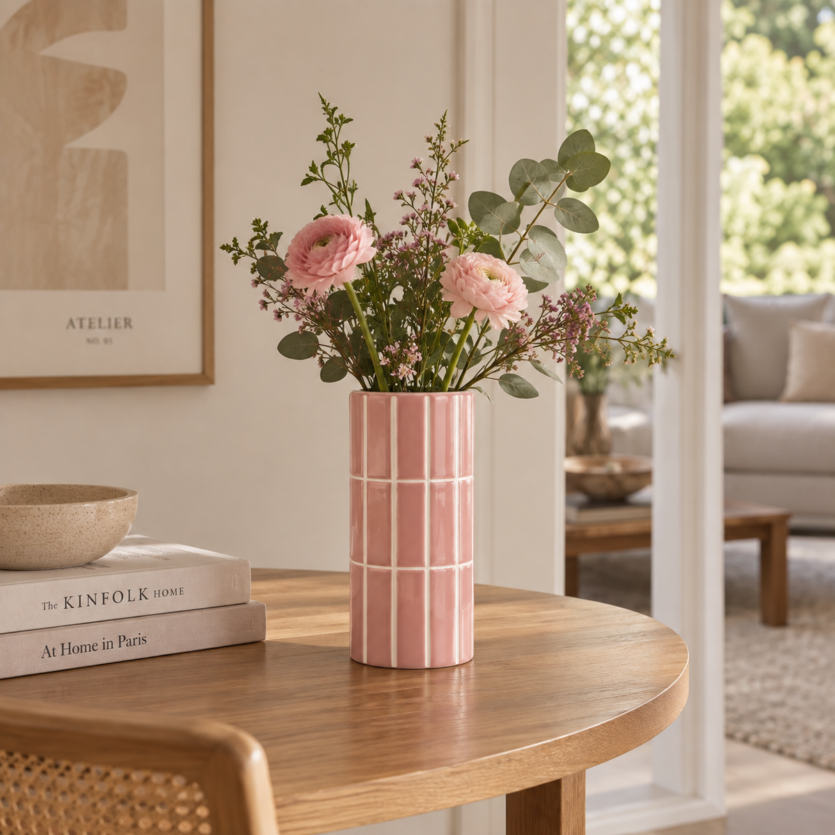 Vase Caro rose