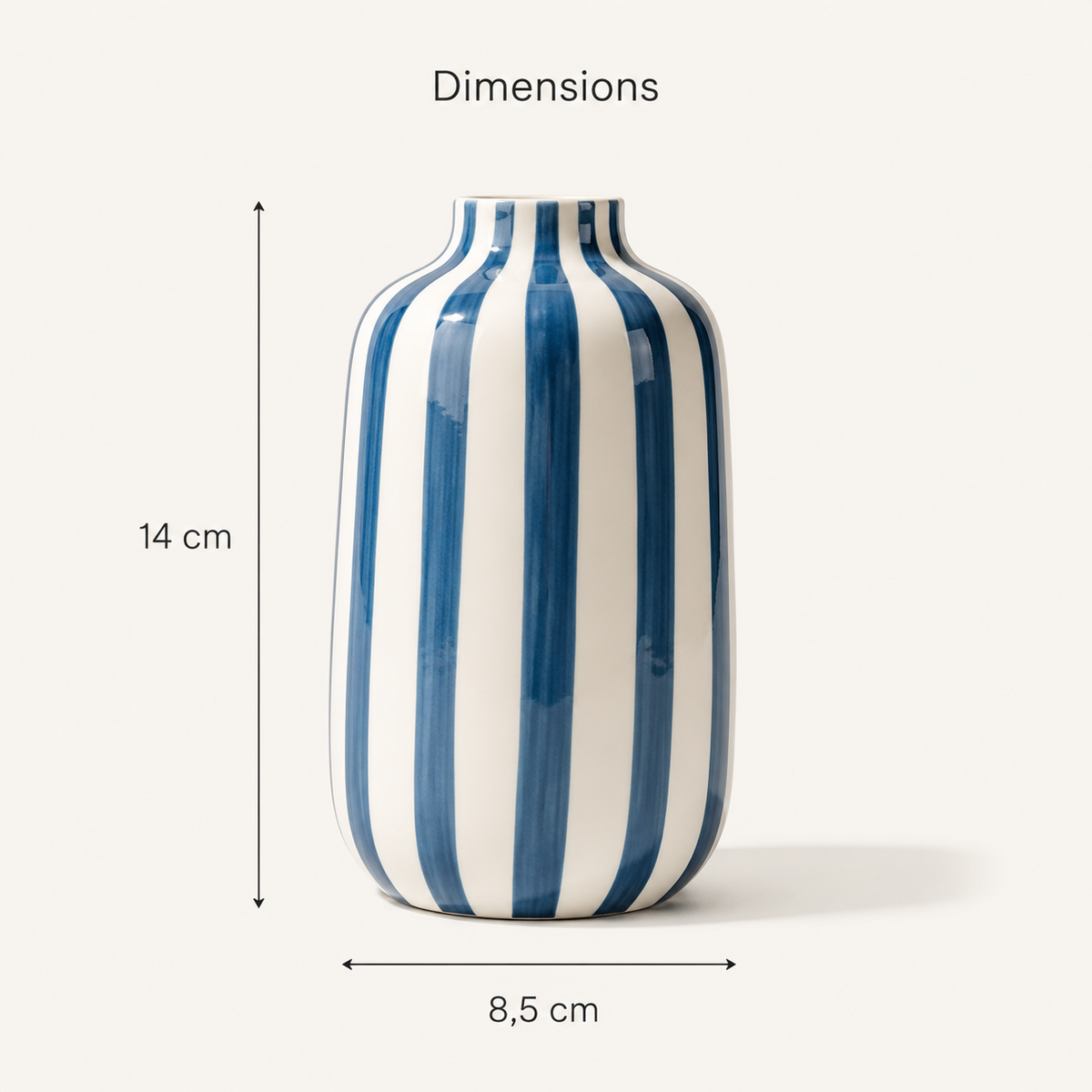 Vase Solis Bleu