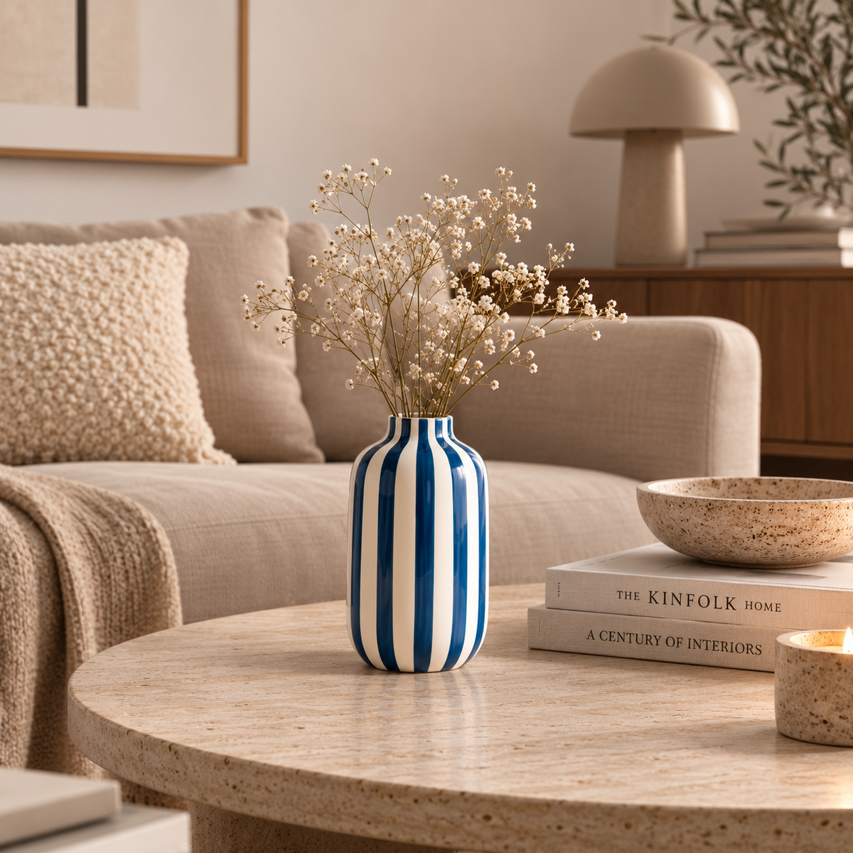 Vase Solis Bleu