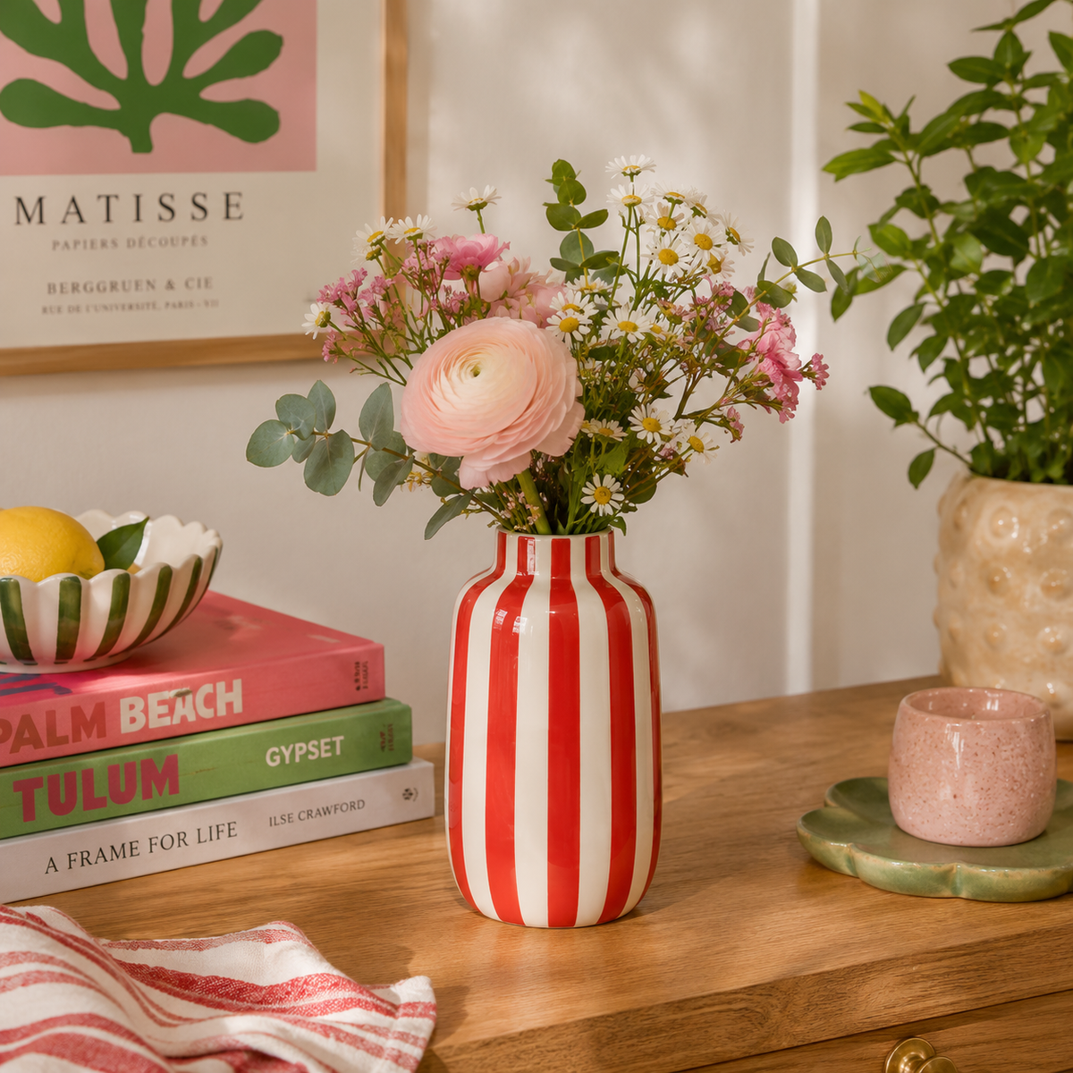 Vase Solis Rouge