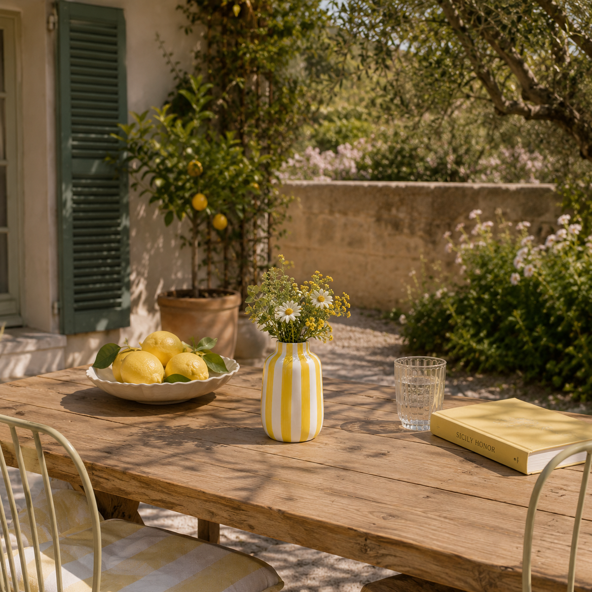 Vase Solis Jaune
